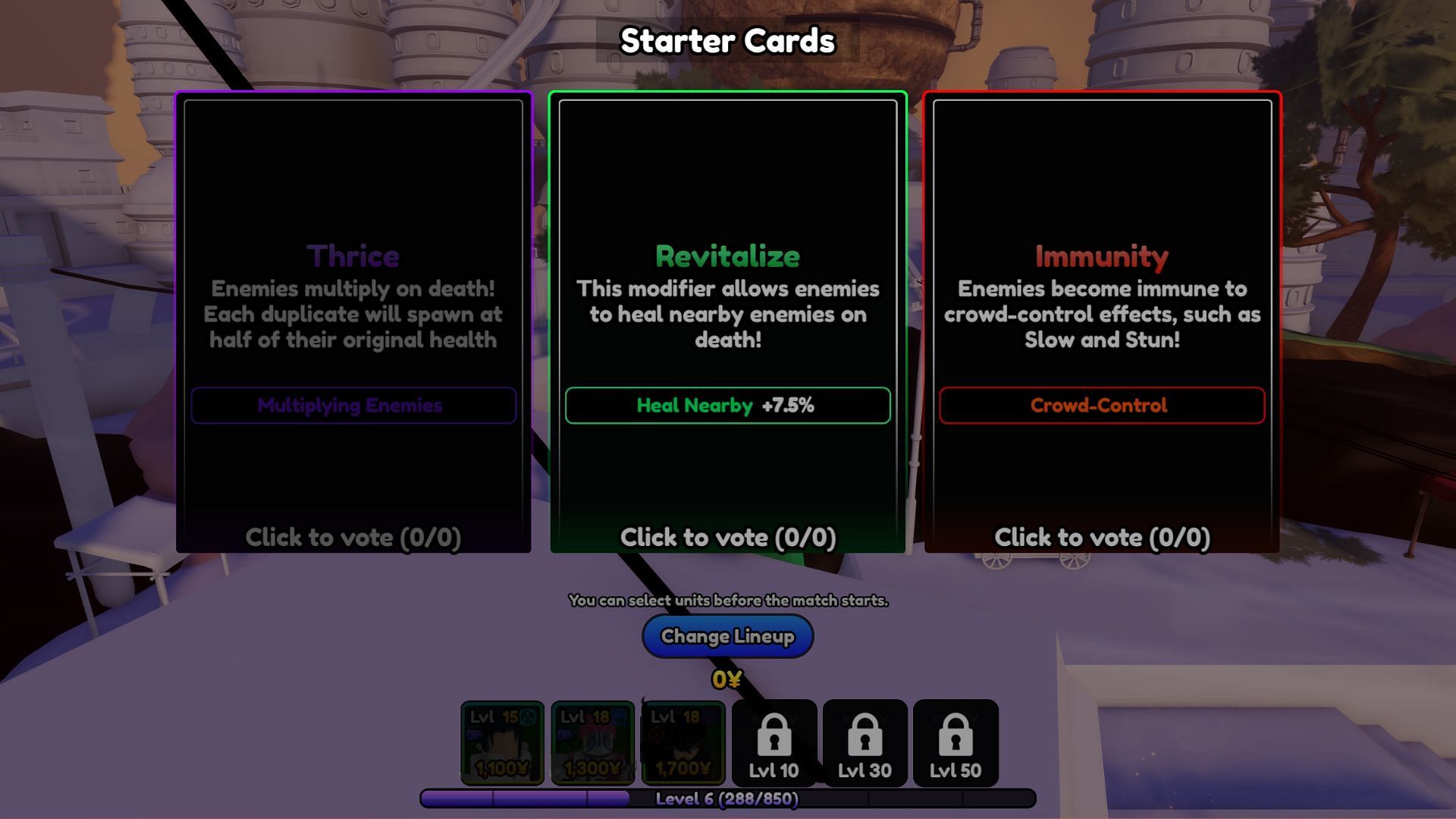 You need to pick one of the cards (Image via Roblox)
